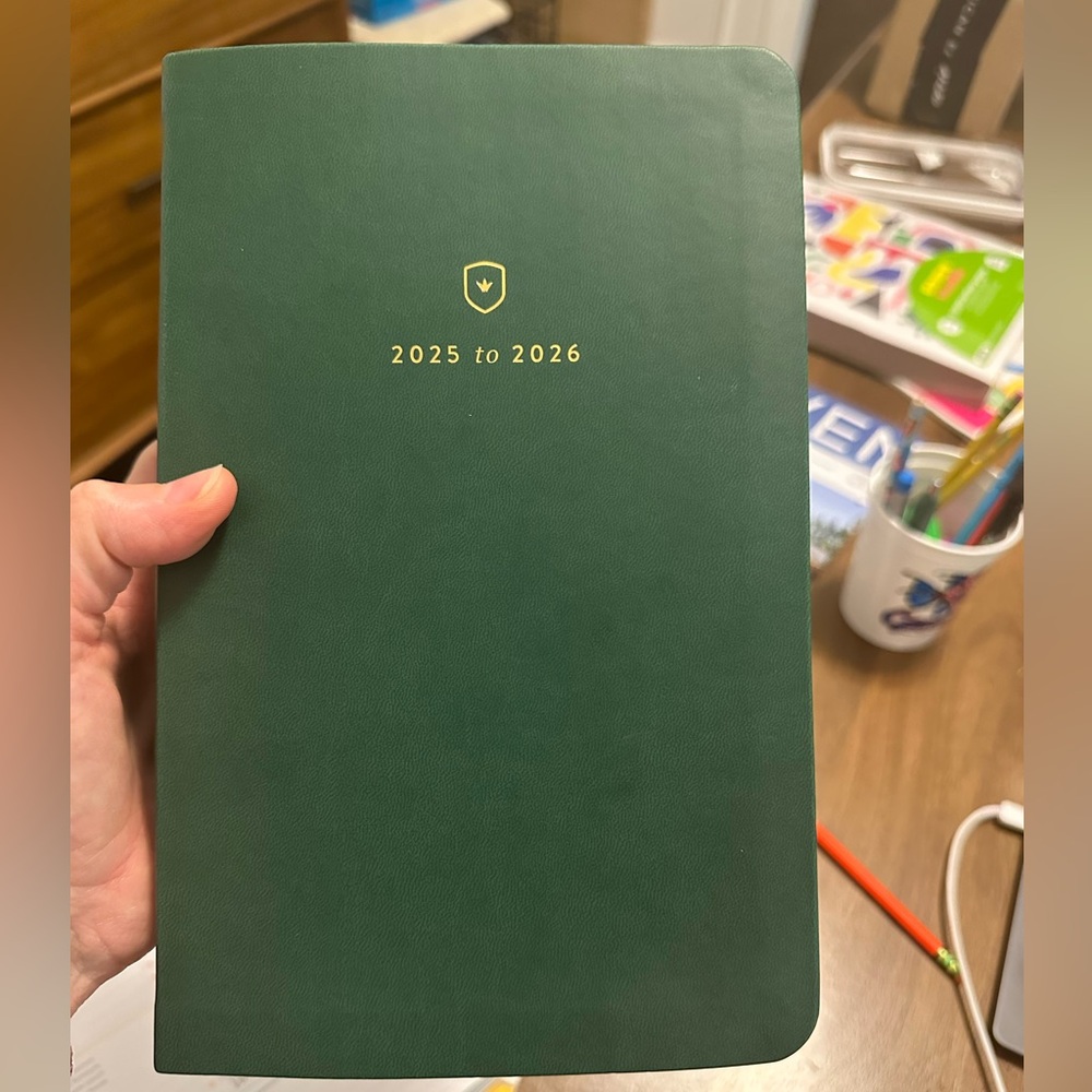 August 2025- July 2026 Bookbound Daily Dapperdesk Planner